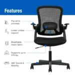 Insursafe Ergonomic Mesh Back Office Chair - Image 2